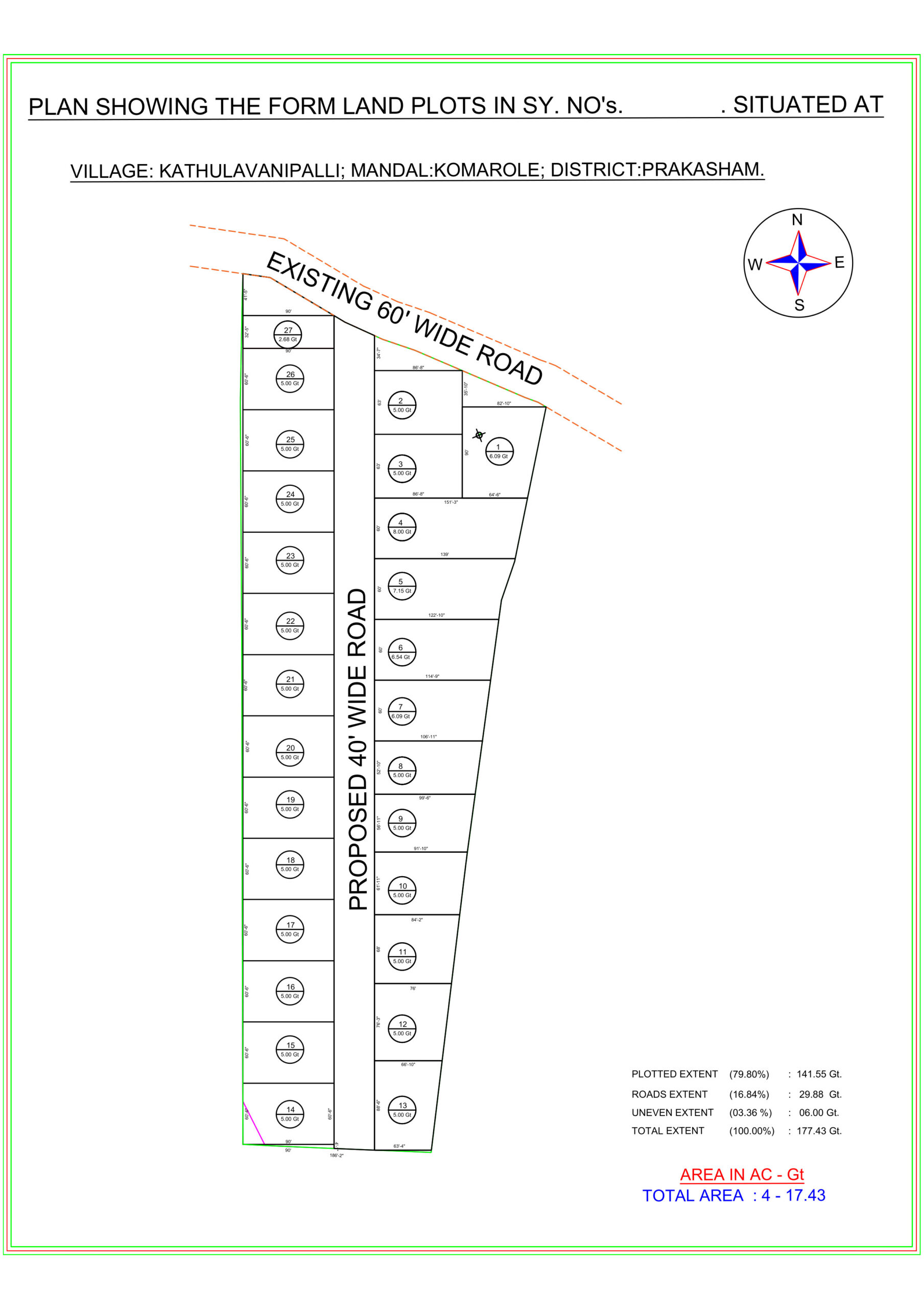 Green Orchid farm layout